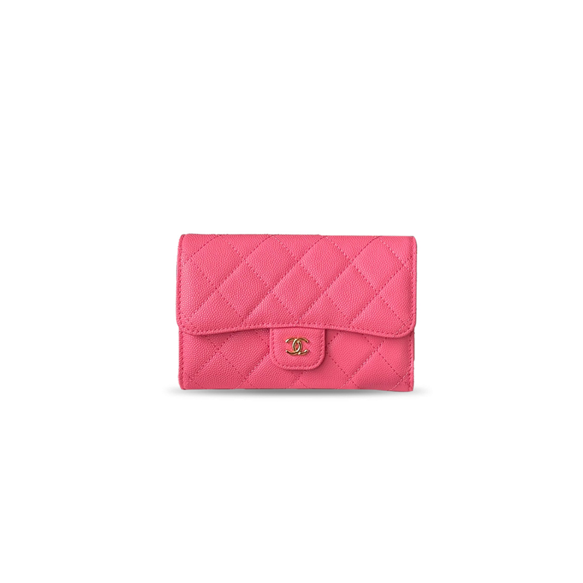 CHANEL CAVIAR QUILTED FLAP WALLET AP0230 (15*11*3.5cm)